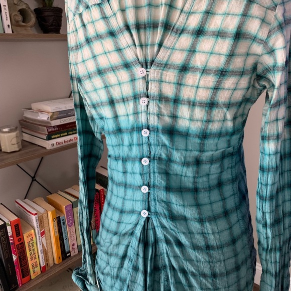 Vintage Havana Cotton Ombré Button Up - Picture 2 of 7